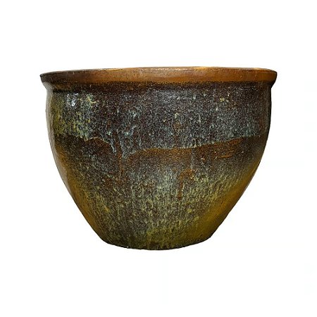 VASO RUSTICO DE CERAMICA IMPORTADO XANGAI MESCLADA D83XA61CM