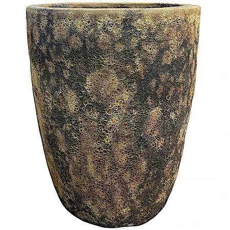 VASO VIETNAMITA DE CERAMICA IMPORTADO MONACO ATLANTIS MESCLADO D56XA70CM