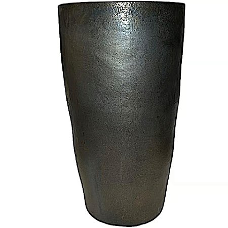 VASO VIETNAMITA DE CERAMICA IMPORTADO SINGAPURA BRONZE D50XA100CM