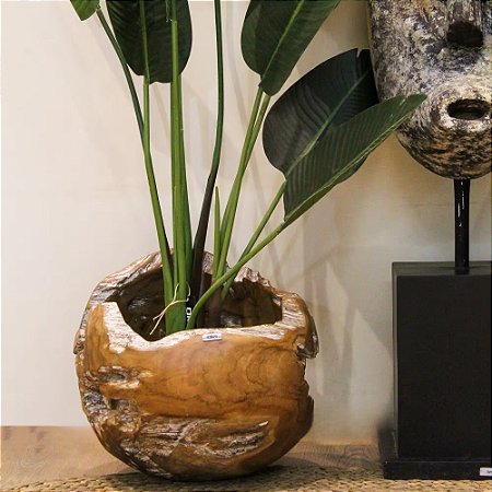 CACHEPOT RAIZ TEKA BALI