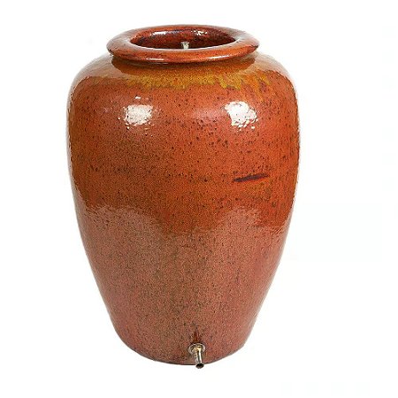 VASO PARA FONTE VIETNAMITA CERAMICA IMPORTADO TURIM COBRE D47XA65CM