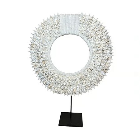 COLAR DECORATIVO BALI CONCHA MARINHA A50CM