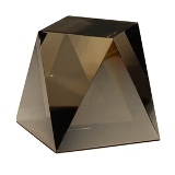 PECA DECORATIVA EM CRISTAL MARROM