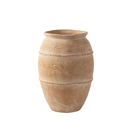 VASO DECORATIVO EM CERAMICA TERRACOTA