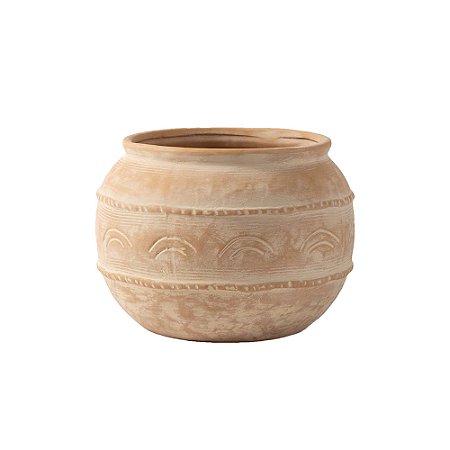 VASO DECORATIVO EM CERAMICA TERRACOTA