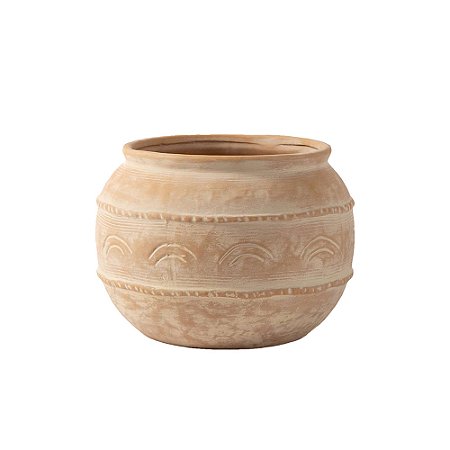 VASO DECORATIVO EM CERAMICA TERRACOTA