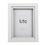 PORTA RETRATO DE MADEIRA BRANCO