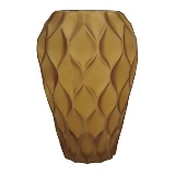 VASO DE VIDRO AMARELO