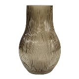 VASO DE VIDRO MARROM