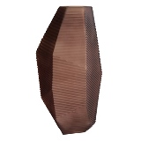 VASO DE VIDRO MARROM