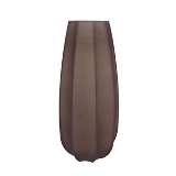 VASO DE VIDRO MARROM