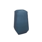 VASO DE VIDRO AZUL FOSCO