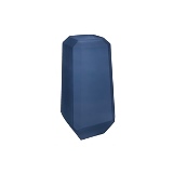 VASO DE VIDRO AZUL FOSCO