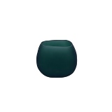 VASO DE VIDRO VERDE FOSCO