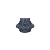 VASO DE VIDRO FUME