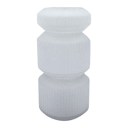 VASO DE VIDRO FOSCO GELO