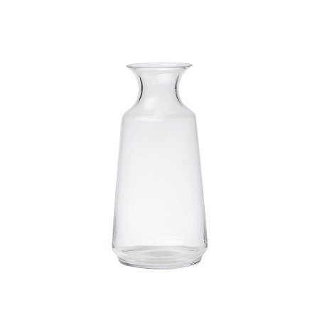 VASO DECORATIVO EM VIDRO TRANSPARENTE