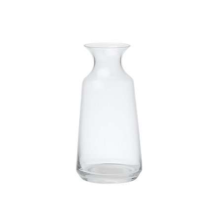 VASO DECORATIVO EM VIDRO TRANSPARENTE