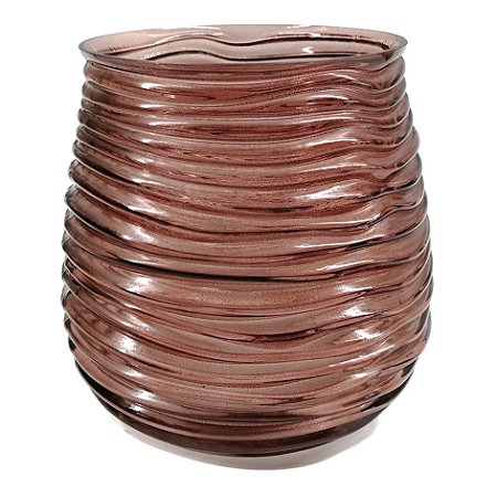 VASO DE VIDRO ROSE