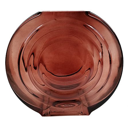 VASO DE VIDRO MARROM