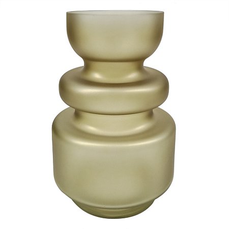 VASO DE VIDRO BEGE