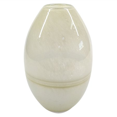 VASO DE VIDRO BRANCO