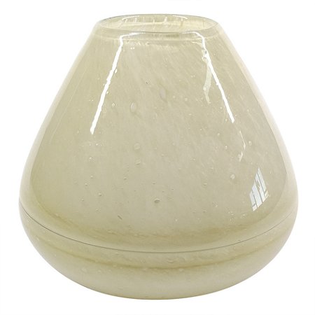 VASO DE VIDRO BRANCO