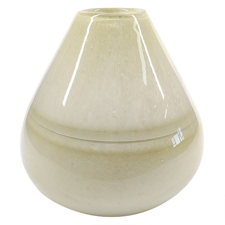 VASO DE VIDRO BRANCO