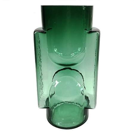 VASO DE VIDRO VERDE