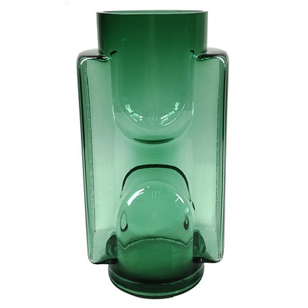 VASO DE VIDRO VERDE