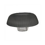 PECA DECORATIVA EM VIDRO - CASTICAL - FUME - 10X10X5,5CM