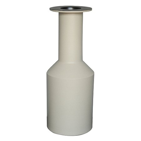 VASO DECORATIVO EM CERAMICA - COR CREME 14X14X40