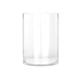 VASO DE VIDRO TRANSPARENTE