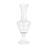 VASO DE VIDRO TRANSPARENTE