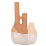 VASO DE CERAMICA IRREGULAR TONS TERROSOS