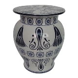 BANQUETA SEAT GARDEN DE CERAMICA 37,5CM X 37,5CM X 45,7CM