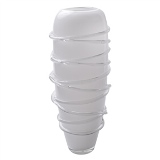 VASO DE VIDRO BRANCO