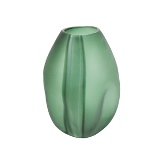VASO EM VIDRO VERDE D23CM X 30CM