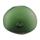 VASO DE VIDRO FOSCO VERDE
