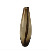 VASO DE VIDRO MARROM