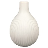 VASO DE CERAMICA BRANCO 17CM X 17CM X 24CM