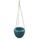 CACHEPOT DE PENDURAR DE CERAMICA VERDE