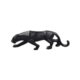 JAGUAR DECORATIVO GEOMETRICO PRETO OPACO