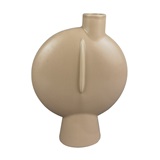 VASO ESTILZADO DE CERAMICA BEGE