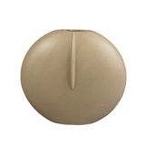 VASO ESTILZADO DE CERAMICA BEGE