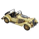 MINIATURA DE CARRO EM METAL BEGE