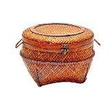 CJ DE BAUS DE BAMBU 5 PCS- REDONDO