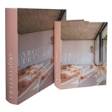 CJ DE CAIXA LIVRO ARQUITETURA 2PCS