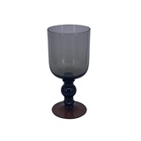 CONJ DE TACAS COR CINZA COM HASTE AMBAR - 6 PCS