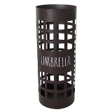 PORTA GUARDACHUVA EM METAL PRETO